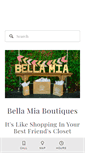Mobile Screenshot of bellamiaonline.com